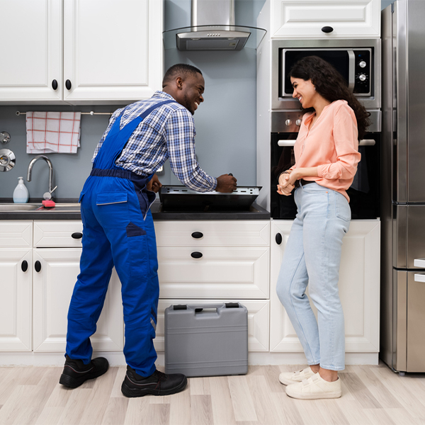 what kind of warranty do you offer on your cooktop repair services in Sanford Texas